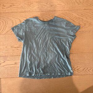 Afends Womens Azure - Hemp Standard Fit T-Shirt - Marine